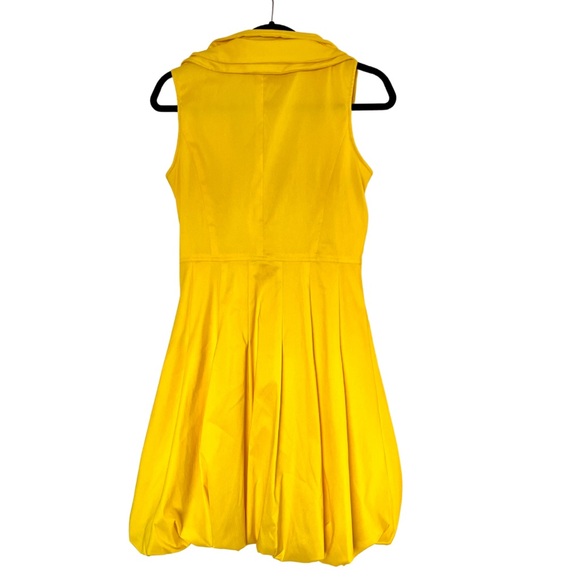 Samuel Dong Triple Wired Collar Sleeveless Bubble Cocktail Dress in Size Small - Picture 4 of 7